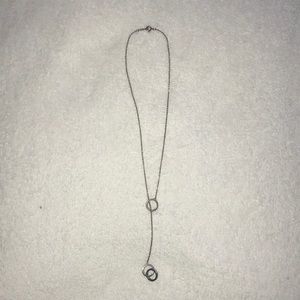 Tiffany & Co Interlocking circle lariat necklace